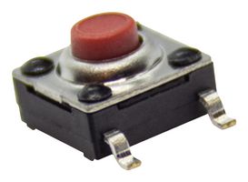 SAME SKY TS40-66-43-R-260-SMT-TR TACTILE SW, SPST-NO, 0.05A, 12VDC, SMD