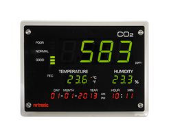 ROTRONIC CO2-DISPLAY MEDIDOR DE LA CALIDAD DEL AIRE, 700MA