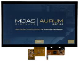 MIDAS DISPLAYS MVT-L101000C TFT DISPLAY, PCAP TOUCHSCREEN/10.1"/LVDS ROHS COMPLIANT: YES