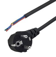 STEWART CONNECTOR PC-E7008FSL PWR CORD, CEE 7/7-FREE END, BLK, 8'