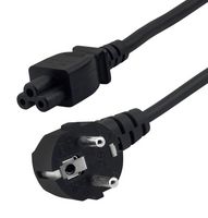 STEWART CONNECTOR PC-E7006FC5 PWR CORD, CEE 7/7-IEC 60320-C5, BLK, 6'