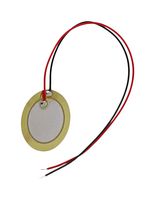 MULTICOMP PRO ABT-487-RC PIEZO ELEMENT, 0.8UF, 2.5KHZ, 20MM ROHS COMPLIANT: YES