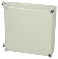 FIBOX EKO 80-G-2FSH COVER HINGED COVER, LT GREY, PC, 280X280X80MM