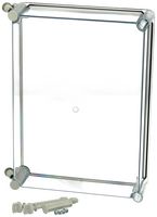 FIBOX EKP 80-T-2FSH COVER HINGED COVER, TRANS, PC, 280X380X80MM