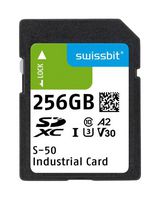 SWISSBIT SFSD256GL1AM1TB-E-VG-221-STD SDXC CARD, 256GB, -25 TO 85DEG C, 3D TLC