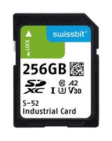 SWISSBIT SFSD256GL1AM1TB-I-VG-2A1-STD SDXC CARD, 256GB, -40 TO 85DEG C, 3D TLC