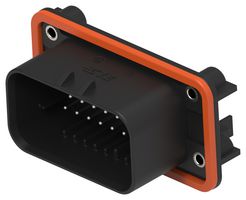 TE CONNECTIVITY 2489008-1 AUTOMOTIVE CONN, R/A HDR, 23POS, 8A