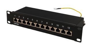 TUK SGF 12KD PATCH PANEL, RJ45, 12PORT, CAT6A