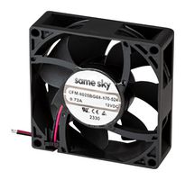 SAME SKY CFM-8025BG68-450-438 DC AXIAL FAN, 53.07CFM, 4.32W, 48V