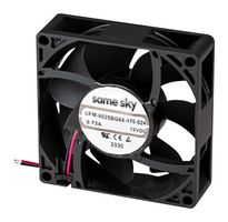 SAME SKY CFM-8025BG68-470-524-20 DC AXIAL FAN, 73.56CFM, 8.64W, 48V