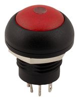 SAME SKY PB4L-M-RR-D-67 PB SWITCH, SPST-NO-DM, 0.2A/250VAC/PANEL