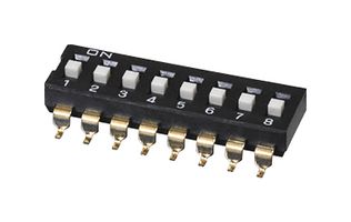 SAME SKY DS04-254-1-02BK-SMT DIP SW, SPST-NO, 2CKT, 0.025A/24VDC, SMD ROHS COMPLIANT: YES