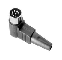 SAME SKY SDR-70 STANDARD DIN CONN, R/A PLUG, 7POS, CABLE
