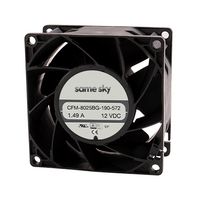 SAME SKY CFM-8025BG-240-396 DC AXIAL FAN, 41.4CFM, 0.15A, 3.6W