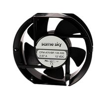 SAME SKY CFM-A751BF-245-588-22 DC AXIAL FAN, 324.9CFM, 2.16A, 51.84W ROHS COMPLIANT: YES
