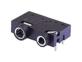 SAME SKY SJD1-3201-54 AUDIO CONN, R/A STEREO JACK, 9POS, TH