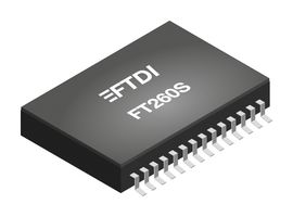 FTDI FT260S-R USB TO I2C/UART, 85DEG C, TSSOP-28