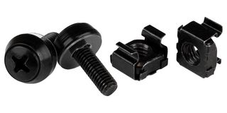 STARTECH CABSCREW1032 SCREW & CAGE NUT, RACK/CABINET, 10-32