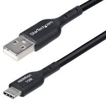 STARTECH USB2AC3MNC USB CABLE, TYPE A-TYPE C PLUG, 3M, BLK
