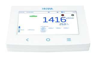HANNA INSTRUMENTS HI-6321-02 ADV CONDUCTIVITY METER, 1S/CM, 120DEG C