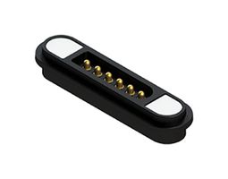 EDAC MPM-VA0-106-2R04-A00 MAGNETIC CONN, PLUG, 6P, 2.2MM, 3A, 12V