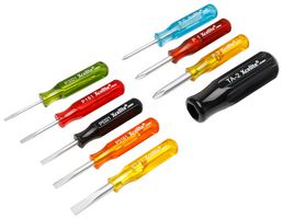 WELLER XCELITE PS88N SCREWDRIVER SET, PHILLIPS/SLOTTED/9PIECE