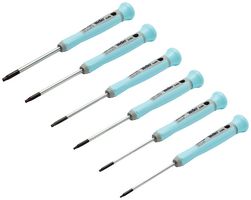 WELLER XCELITE XPTX600 SCREWDRIVER SET, TORX, 6PIECE