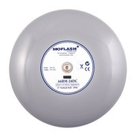 MOFLASH SIGNALLING A6BM-05 MARINE BELL, 106DBA, GREY, 85-280VACDC