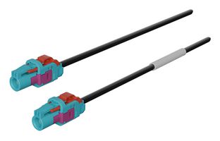 MOLEX 2257751114 RF CABLE, HFM JACK-JACK, 50 OHM, 1M ROHS COMPLIANT: YES
