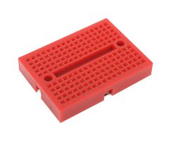 MIKROELEKTRONIKA MIKROE-1137 BREADBOARD, MINI, RED, 170 POINT