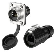 MULTICOMP PRO MP-LP16-RJ45F-ZP MODULAR CONN, RJ45 JACK, 8P8C, FLANGE