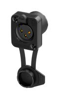 NEUTRIK NC3FD-TOP XLR CONNECTOR, RCPT, 3POS, PANEL PCB