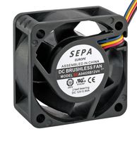 SEPA SEA04020B12VH AXIAL FAN, 7000 RPM, 34DBA, 59.8PA, 12V
