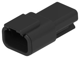 TE CONNECTIVITY - DEUTSCH DTM04-3P-E004 AUTOMOTIVE CONN, RCPT, 3POS, 250V