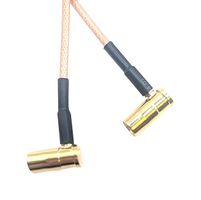 MUELLER ELECTRIC BU-4150004M1.0 RF CABLE, SMB R/A PLUG-PLUG, 1M ROHS COMPLIANT: YES