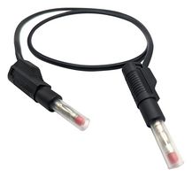 MUELLER ELECTRIC BU-2060-A-050-0 STACK/RETRACT 4MM BANANA PLUG-PLUG/500MM