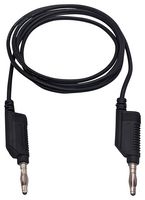 MUELLER ELECTRIC BU-2061SR-A-100-0 STACK 4MM BANANA PLUG-PLUG, 60VDC, 1M