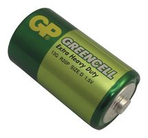 GP BATTERIES GP13G-C20 BATERÃA, CLORURO DE ZINC, D, PAQUETE 2