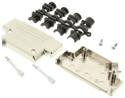 MH CONNECTORS MHD45ZK-37-K D SUB BACKSHELL, ZINC BODY, DC, 45°