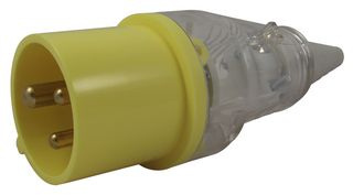WALTHER 210304CL PLUG, FREE, CLEAR, 110V, 16A, IP44
