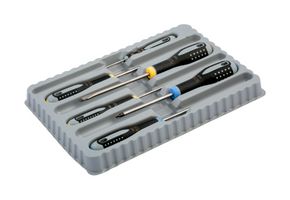 ERGO BAHCO BE-9882 SCREWDRIVER SET, SLOT/POZIDRIVE 6PC