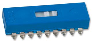 ALCOSWITCH - TE CONNECTIVITY ASF22GL Slide Switch, ASF Series, DPDT, Vertical, SMD, 300 mA, 20 V RoHS Compliant: No