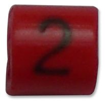 TE CONNECTIVITY - RAYCHEM 06161202 CABLE MARKER, 2, RED, PK100