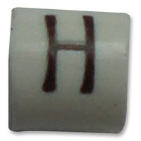 TE CONNECTIVITY - RAYCHEM 05801917 WIRE MARKER PUSH ON PRE PRINTED H BLACK