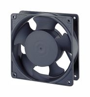 BISONIC 4C-115HS-W Axial Fan, High Air Flow, Wire Leaded, Sleeve, AC 4C Series, 115 VAC, 120 mm, 38 mm, 100 cu.ft/min RoHS Compliant: Yes