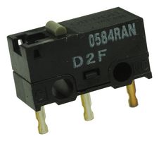 OMRON ELECTRONIC COMPONENTS D2F Microswitch, D2F Series, SPDT, Plunger,