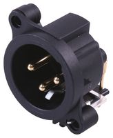 NEUTRIK NC3MAAH PLUG, XLR, PCB, HORIZONTAL, 3POLE