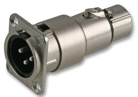 NEUTRIK NA3MDF XLR Audio Adaptor, D Shape Series, XLR P