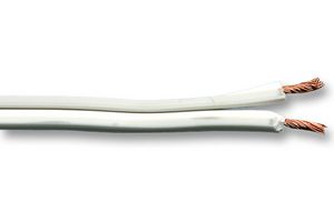 MULTICOMP PRO 2X463 WHI FIG 8 CABLE, 2CORE, 0.34MM2, WHT, 100M