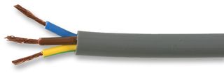 MULTICOMP PRO 3183Y-1.25MMGRY100M CABLE FLEX, 3 NÃC, GRIS, 1.25MM2, 100M